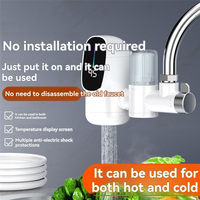 【Flash-Sale!】Instant Heating Faucet Hot Water Tap Tankless Water Heater Electric Kitchen Faucet Fast Heating Water Tap 3300W
