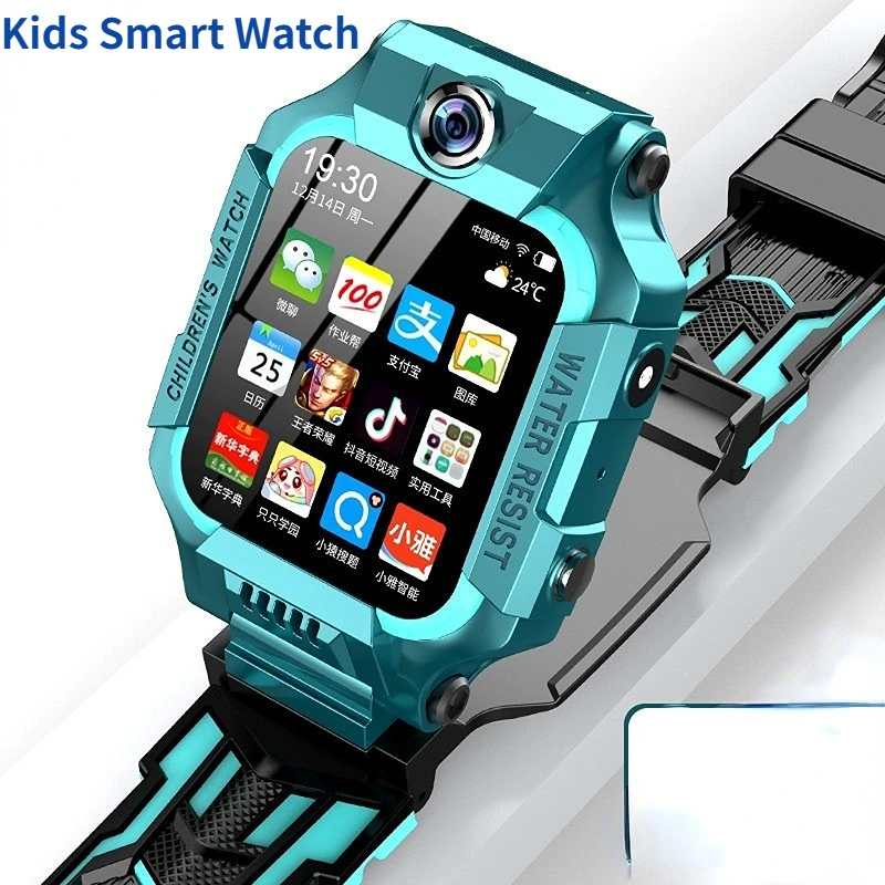 

Q19B Children Kids Smart Watch SOS Phone Call Location Tracker Anti-Lost Camera Touch Screen Waterproof Student Wristwatch