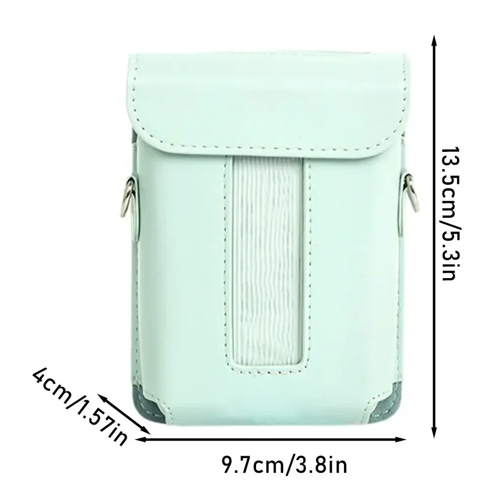 YP  Fujifilm Instax Mini Link 3PU Leather Printer Carrying Case Retro Shockproof Storage Bag Dustproof and Drop Proof