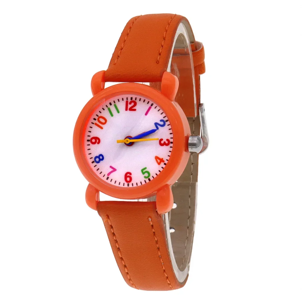 Colorful Kids Quartz Watch - Fashionable Timepiece Wristwatch Gift for Boys & Girls Children's Watch