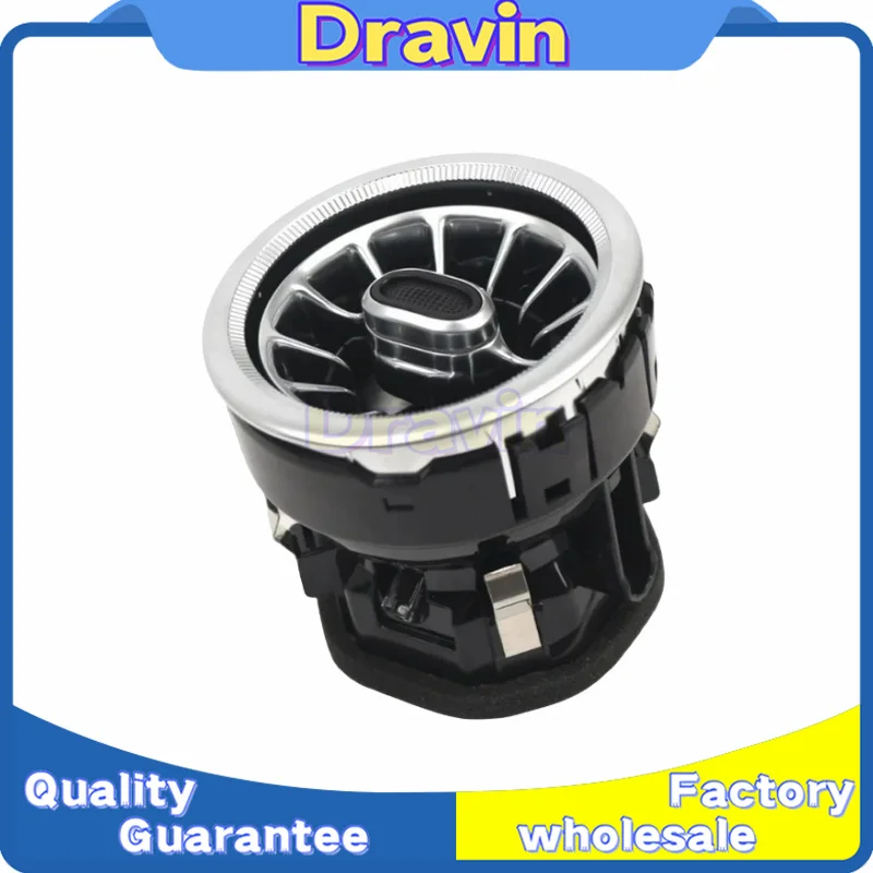 Полностью серебристый автомобильный передний интерьер, приборная панель, воздуховыпускное отверстие для кондиционера с турбонаддувом для Mercedes Benz V Class W447 Vito A4478308502