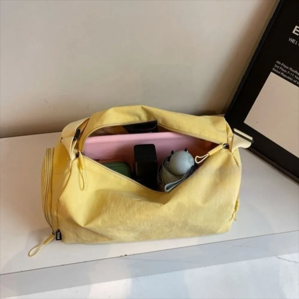 

Новая большая вместительная сумка через плечо, ленивый стиль, дизайн через плечо, дорожная сумка, нейлоновая многоцветная сумка для фитнеса, короткая поездка