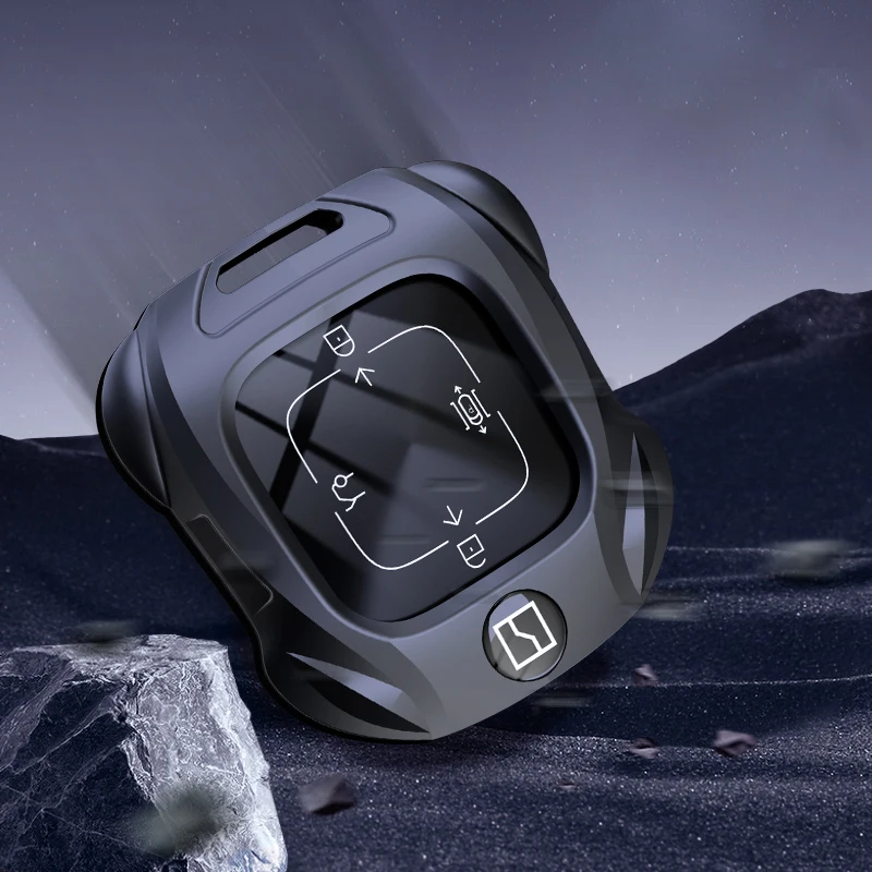 سبائك الزنك سيليكون حافظة مفاتيح السيارة ل Zeekr 7X 2025 المفاتيح غطاء للحماية عن بعد حقيبة قذيفة الإسكان حامل فوب الملحقات