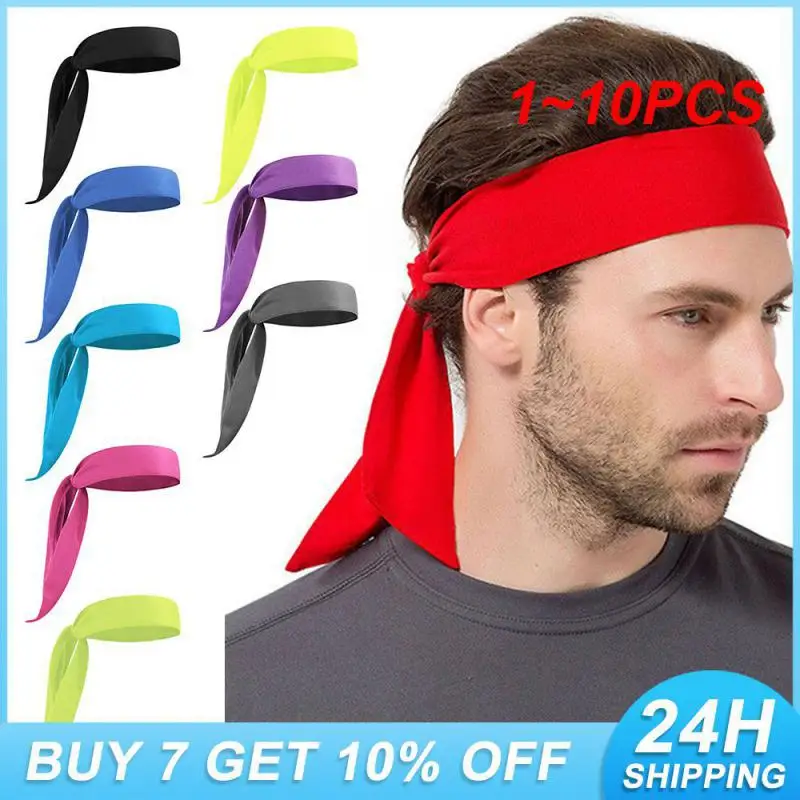 

1~10PCS Moisture-wicking Unisex Stylish Stretchable Headband For Workouts Fitness High Demand Trendy Hairband Durable Flexible