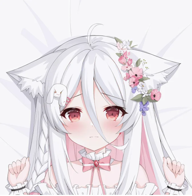 일본 애니메이션 가상 유튜버 섹시한 다키마쿠라 포옹 바디 베개 케이스 커버, 베개 커버 쿠션 침구 YHZS