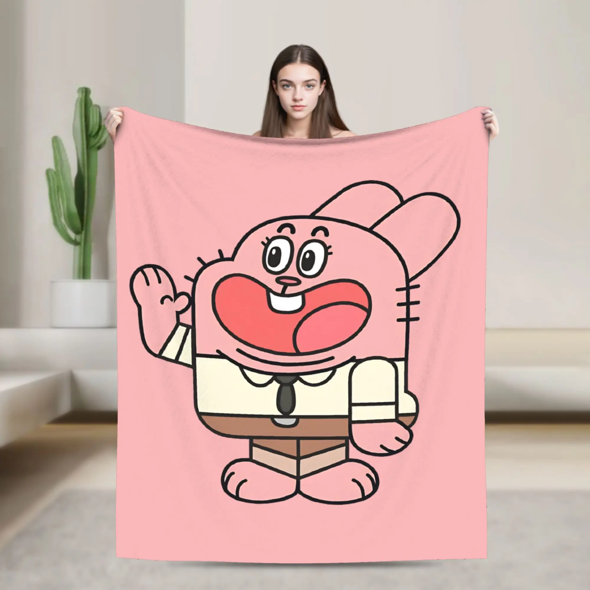 Richard Gumballs  Blankets Flannel Throw Blankets Home Couch Decoration Soft Warm Bedspreads,