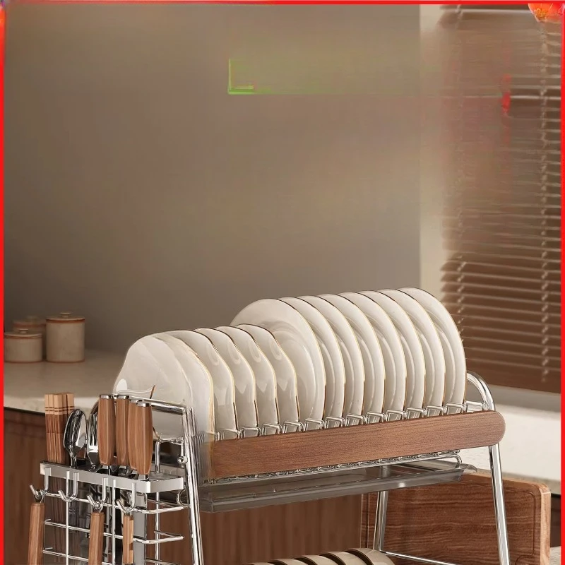 

Stainless steel dish storage rack New kitchen storage rack