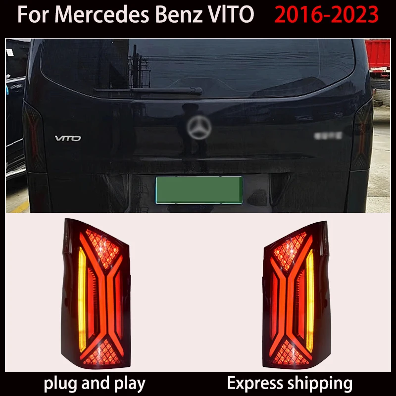 Automotive LED taillights are used for Mercedes-Benz Vito V-class modified W447 V260 V250 V220 2016-2023 signal turn signals