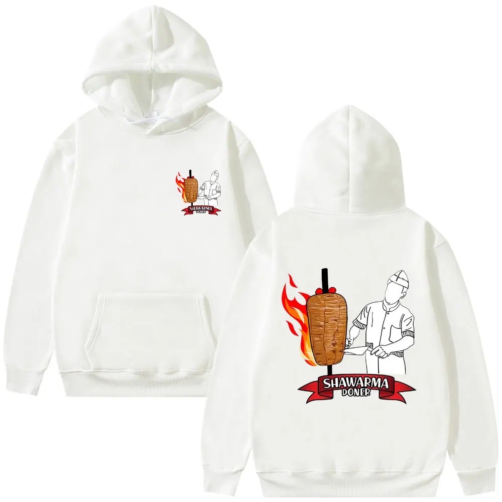 Shawarma Doner Funny Graphic Hoodie Doner Kebab Sweatshirt Men Women Fashion Oversized Pullover Hoodies Male Harajuku Streetwear