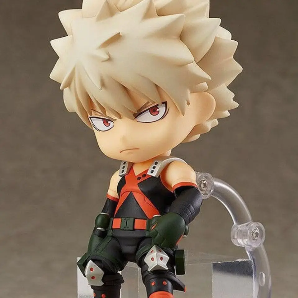 My Hero Academia Figures Bakugou Katsuki Acition Figure Changeable Face Figurine Pvc Statue Model Collection Desk Decora Toy Gif