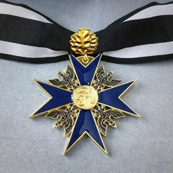 Knight Emblem, Foreign Medal, Popular Foreign Trade Necklace Pendant, Enamel Commemorative Medal Spot German Medal, Black Eagle