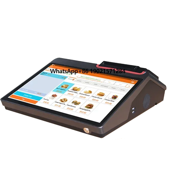 

12.5 Inch 1080P IPS Screen Printer Cashier Capacitive Touch Restaurant Pos System All in One with Software
