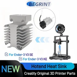 Creality Ender-3 V3 KE Hotend Heat Sink All-Metal Radiator Original Metal Heat Sink for Ender-3 V3 SE/KE 3D Printer Parts