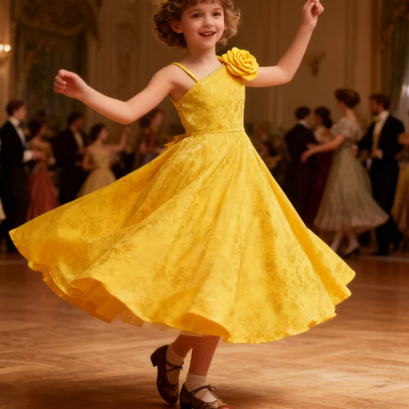 party-dresses-for-girls-flower-princess-dress	elegant-child-evening-flower-pageant-vestidos-wedding-bridesmaid-luxury-gown