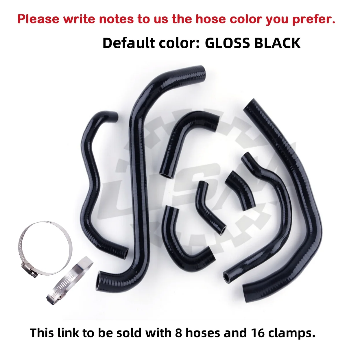 

8PCS 3PLY For Honda CBR 600 RR 2003 2004 CBR600RR Motorcycle Silicone Radiator Coolant Hose Kit