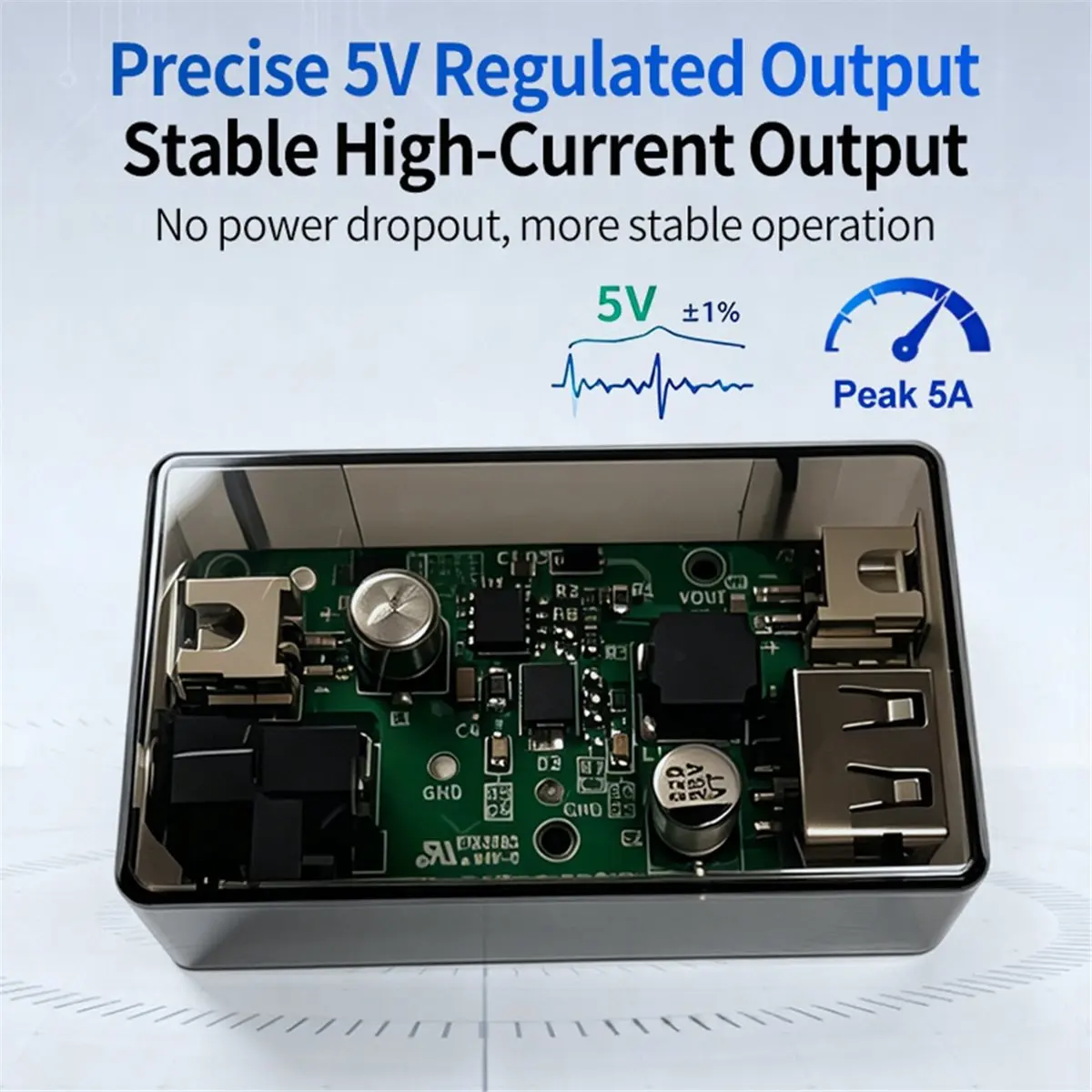 update. Step-Down DC-DC Power Module Converter 6-32V Wide Voltage 5V Output 3.5A Automotive Industrial Communication USB