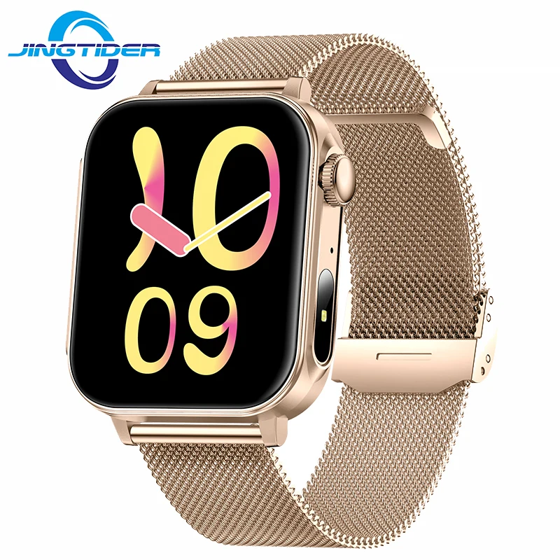 V96 Mannen Vrouwen Smart Horloge 1.83 inch HD Scherm Zaklamp Gezondheid Tracker Bluetooth Bellen Sport Smartwatch IP67 Waterdicht Horloge