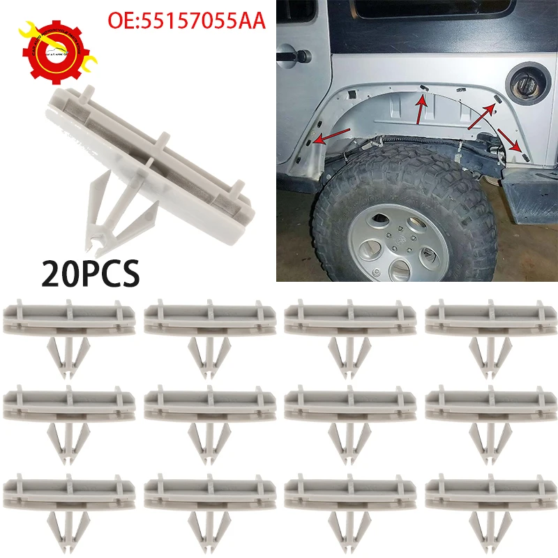 20Pcs Mudguard Reta…