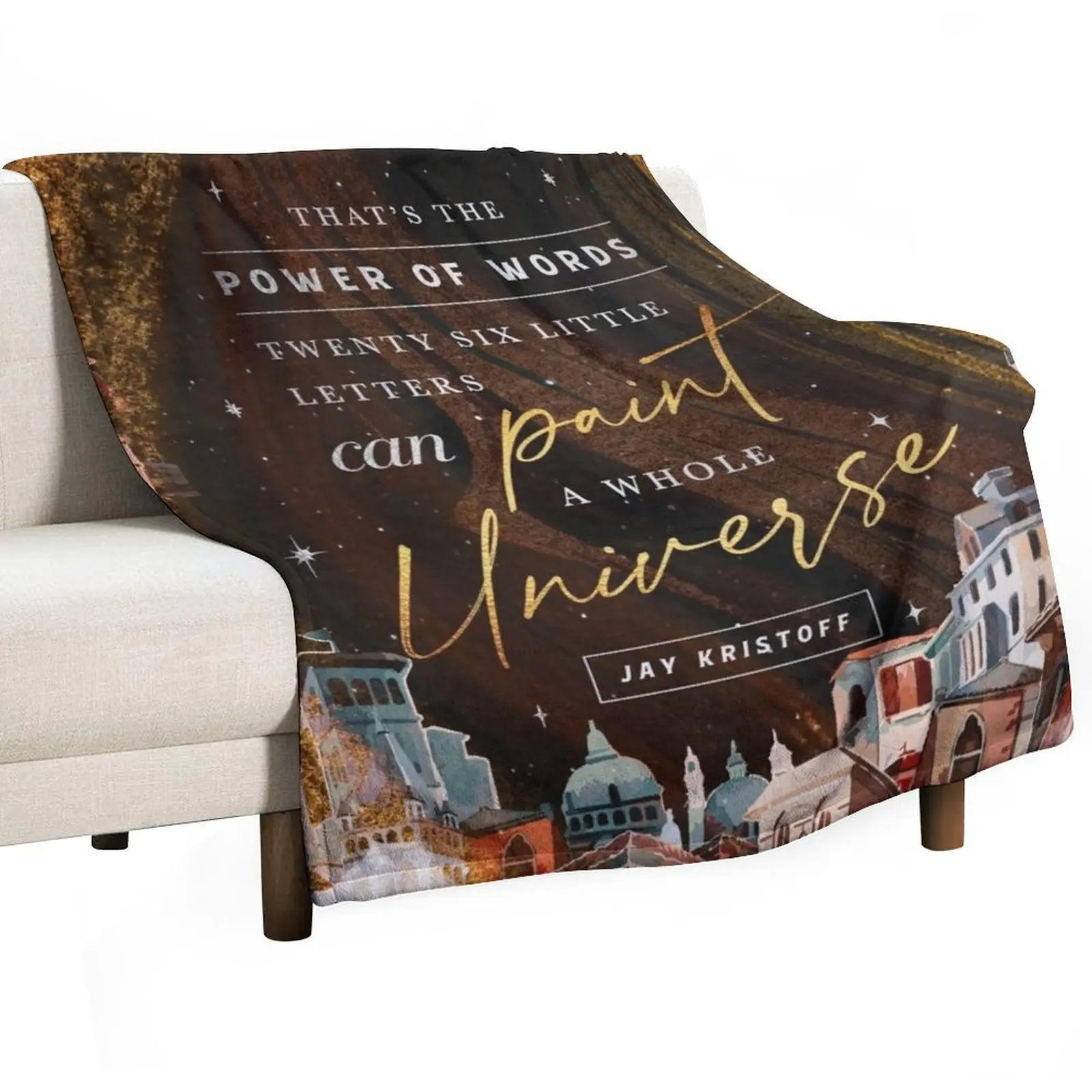 

Paint Universe Throw Blanket Single sofa bed Blankets