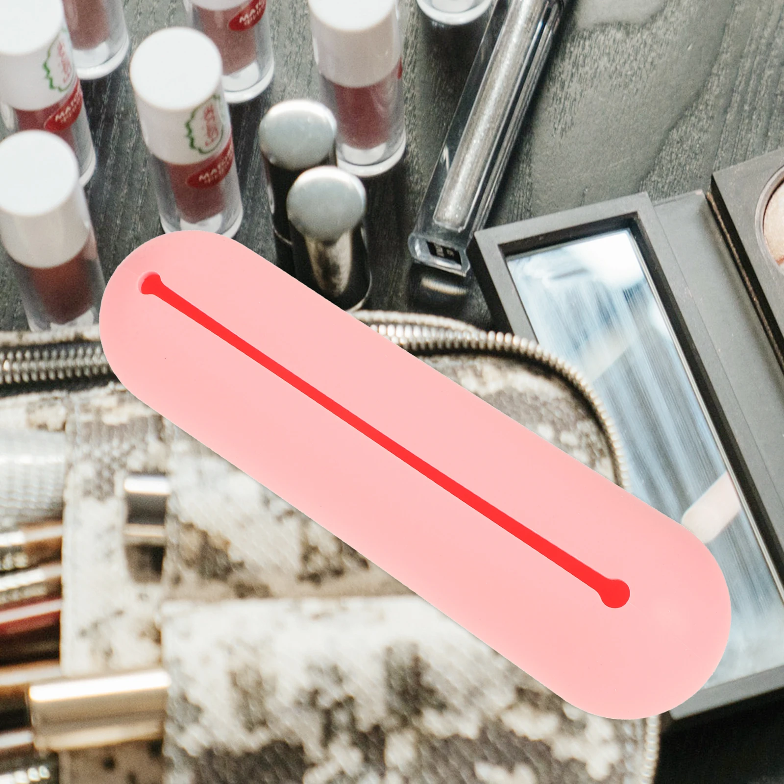 

Silicone Makeup Brush Holder Travel Small Organizer Bag Portable Storage Case for Brushes Accessories