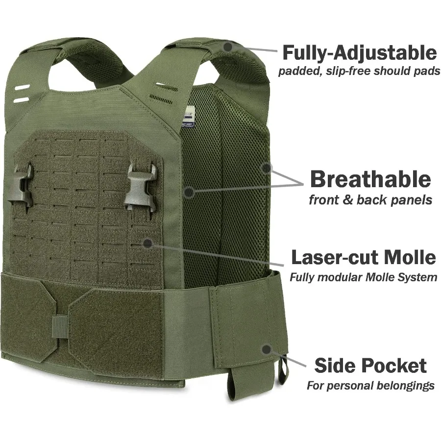 سترة مرجحة قابلة للتعديل من EVERLIT بوزن 14 رطل و20 رطل تتضمن الوزن لتدريبات وزن الجسم واللياقة البدنية والجري للرجال والنساء على شكل حرف V