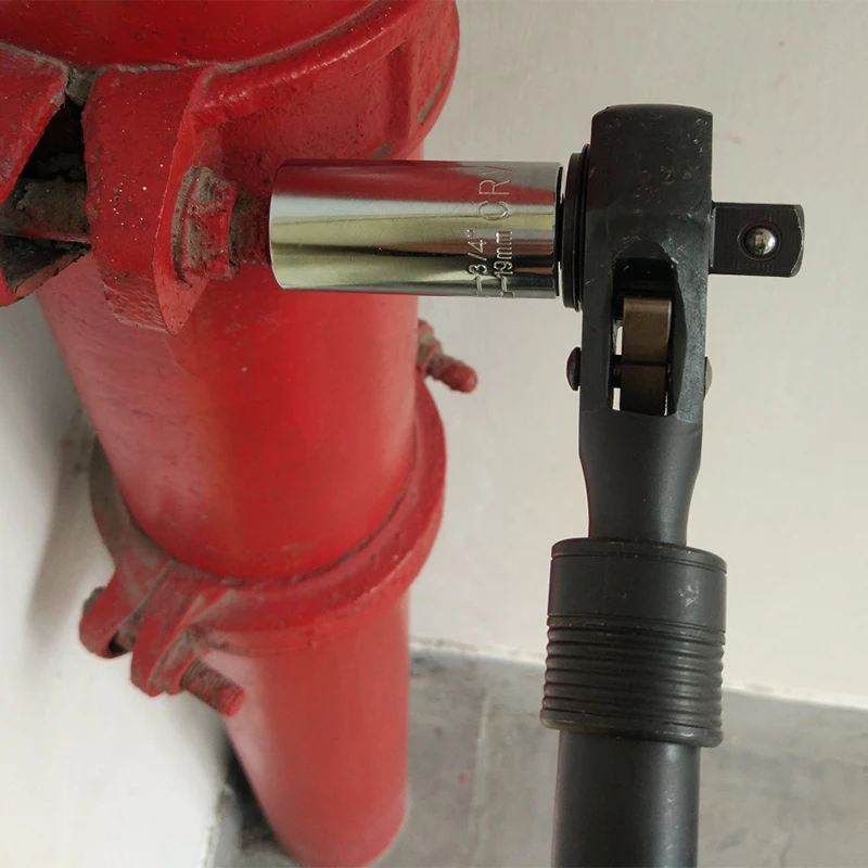 1/2"3/8"Ratchet Wrenches With Hammer Style Telescopic Ratchet Handle Drive Dual Head Labor-saving Convenient Multitool Spanner