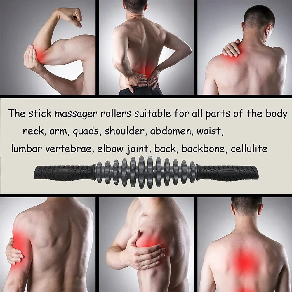 Full Body Massage Sticks Muscle Roller Athletes Muscle Roller Stick for Relief Muscle Soreness Cramping Tightness Anti Cellulite