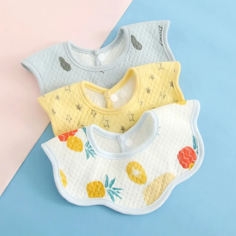 Multifunctional Infant Baby Bib Cute Cartoon Animal Panda Rabbit Washing Face Tooth Brush Towel Coral Velevt Fleece Feeding Bib