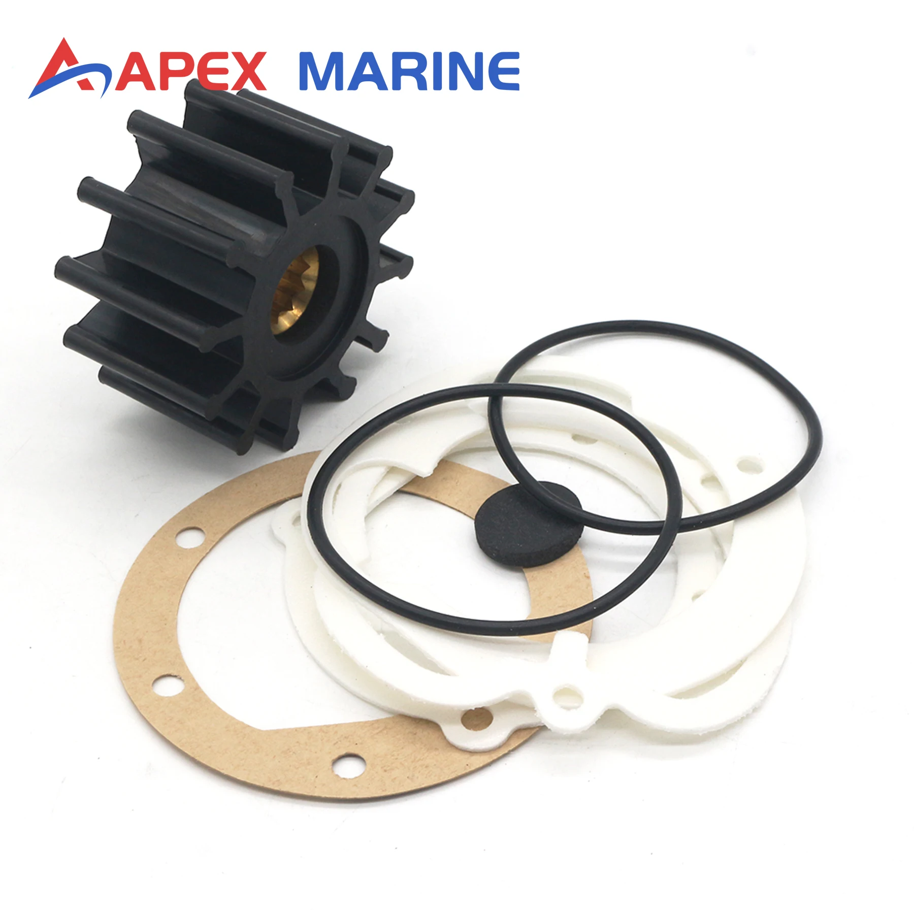 

Flexible Impeller Service Kit for Volvo Penta D2 Series 50 55 60 75 AQ180 MD22 TMD22 TAMD22 Marine Diesel Engine Water Pumps
