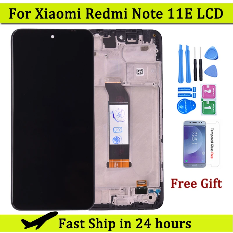 

6.58'' For Xiaomi Redmi Note 11E LCD Display With Touch Panel Screen Digitizer Assembly For Note 11E Display