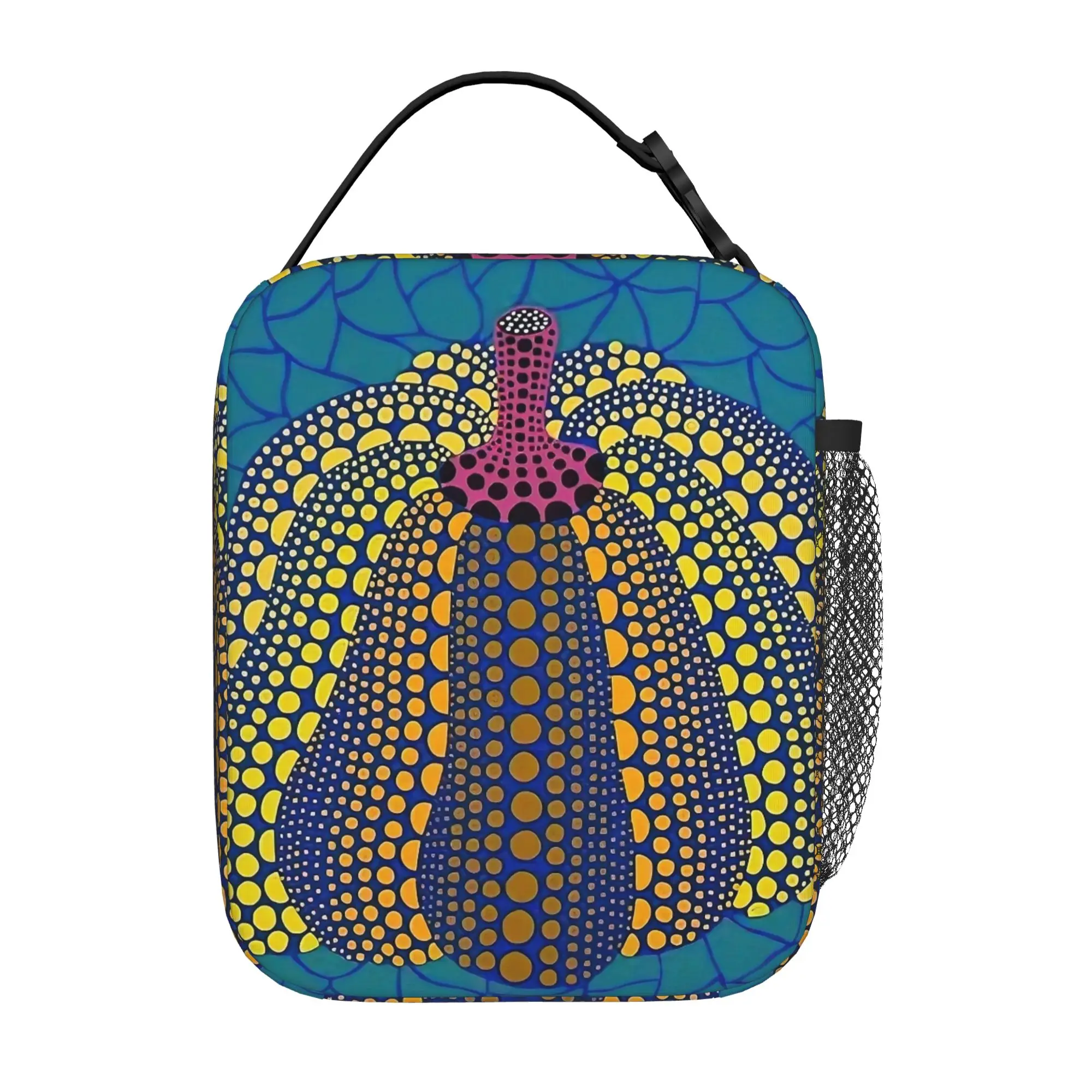 Y-Yayoi Kusama Thermal Insulated Lunch Bags for Work  Portable Food Bag Cooler Thermal Lunch Boxes