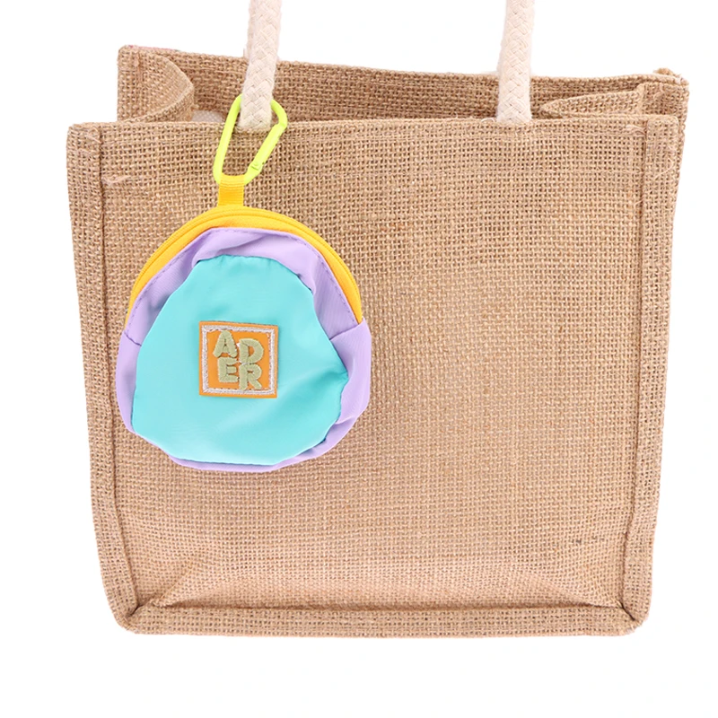 Portable macaron color coin purse, pendant key earphone storage bag