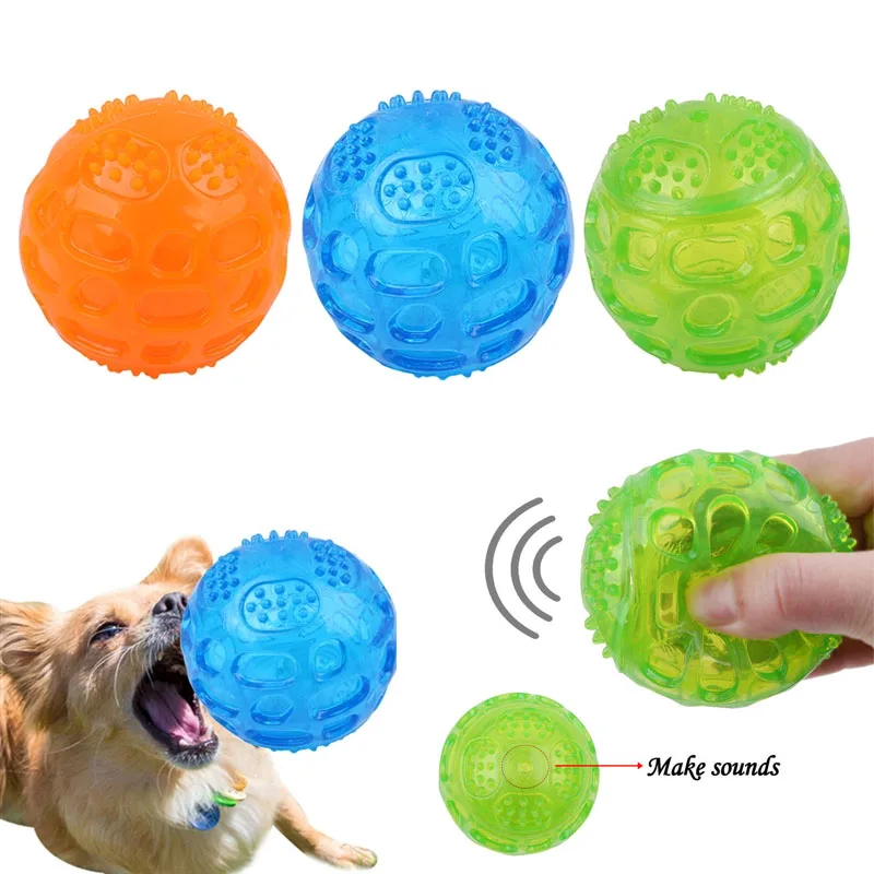 Cão de estimação gato filhote de cachorro soando brinquedos polka estridente bolas de limpeza de dentes jogando bolas de animais de estimação mastigar brinquedo pet mastigar acessórios