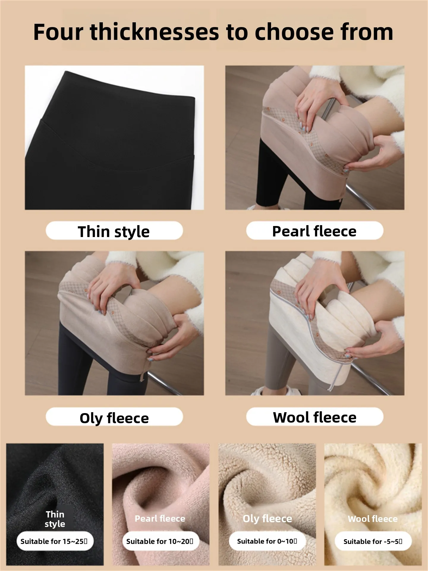 High Waist Yoga Pants Women's Spring Autumn ark Skin Sports Fitn Tummy Control Leggings Long Pants Nylon Spandex Blend