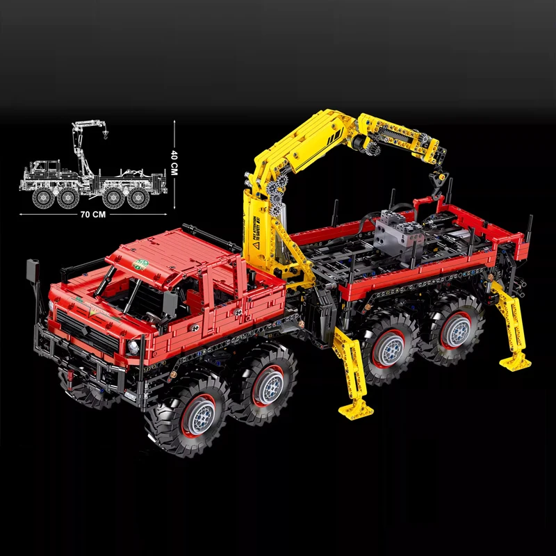 3068PCS RC Articulated Off-Road Logging Vehicle Building Blocks Sets Car Model Creative Gifts Assembly Brick Toys For Kids Adult