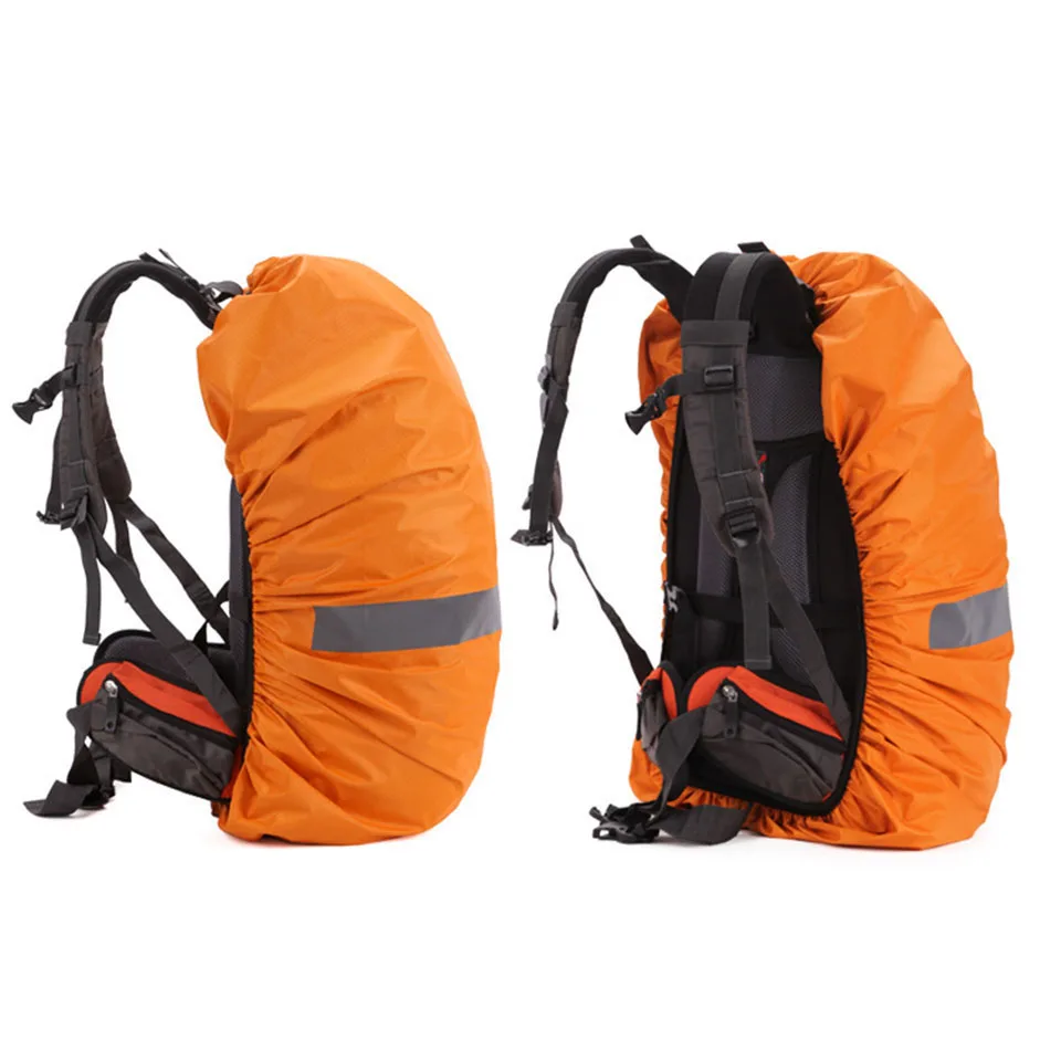 GOBYGO Reflective Rain Cover Backpack Waterproof Bag Dust Raincover Outdoor Camping Hiking Climbing Journey Hiking Sunscreen Bag
