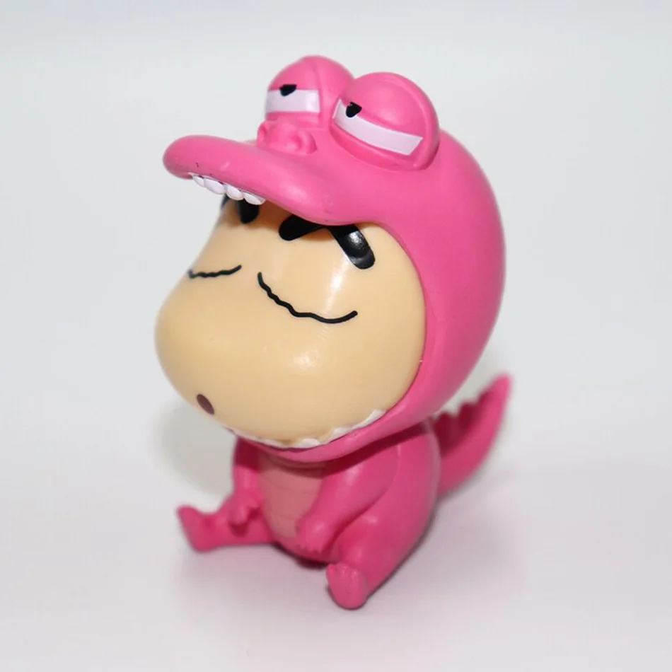 Set di Action Figure di Crayon Shin Chan, Statuette Kawaii Giapponesi da Collezione, Giocattoli da Film, Regali per Bambini