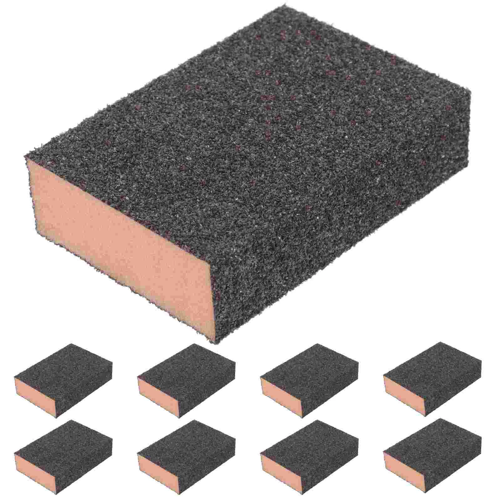 

Sanding Block Sponge Sander for Wood Pads Kit Small Sanders Tight Spaces Blocks Sandpaper