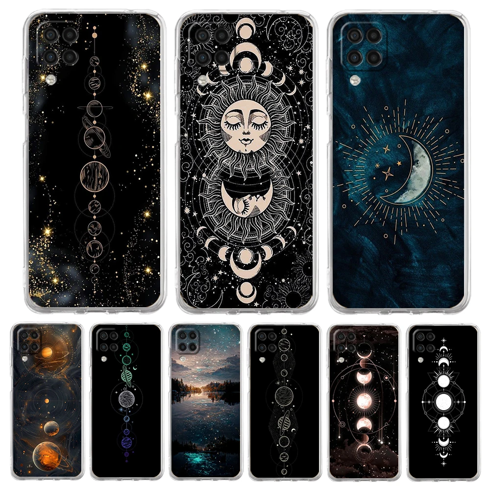 Planet and starry sky art Phone Case for Samsung A13 A15 A25 A35 A51 A55 A71 A21S A11 A31 A41 A23 A53 A73 A32 5G A03S A05s Cover