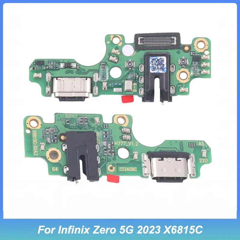 

USB Charging Dock Board for Infinix Zero 5G 2023 X6815C Charger Port Connector Flex Cable Repair parts