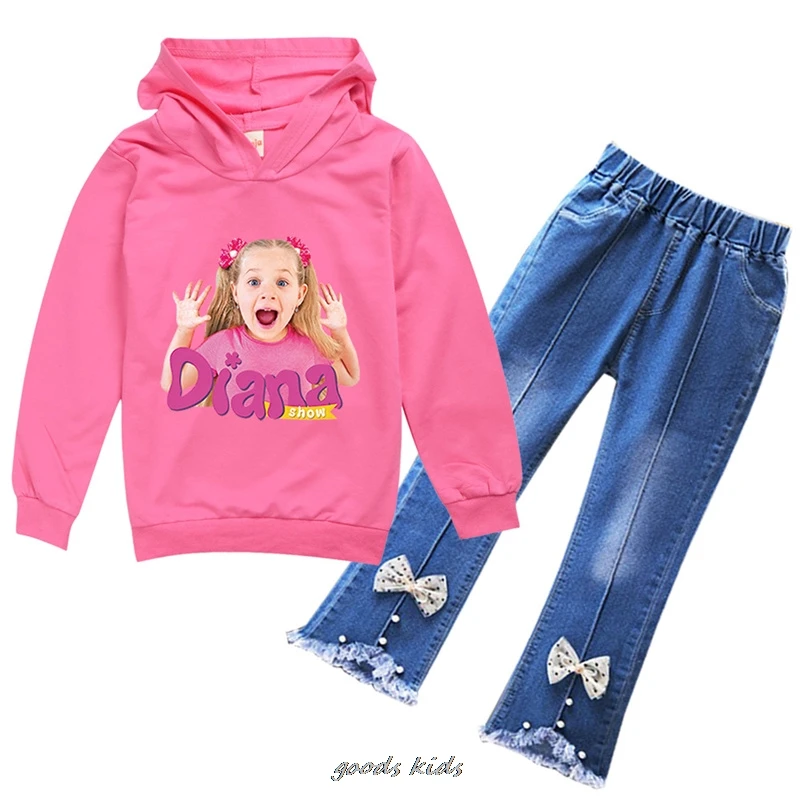 Lovely Like Nastya Show Clothing Set Children Birthday suit Boys Tracksuits Kids Superkitties Sport Suits Hoodies Top+Pants 2pcs