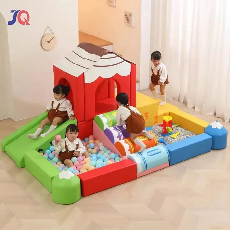Factory Sale: Macaroon Baby Soft Play Set, Ball Pool and Soft Play Blocks for Commercial Rental and Wedding Parties