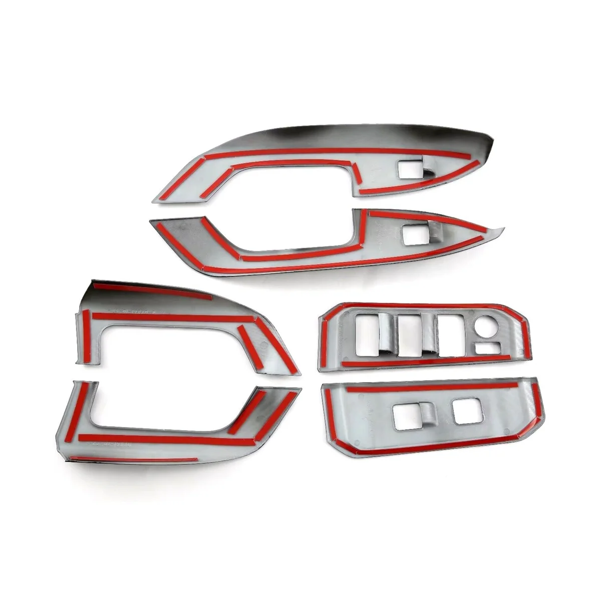 

Прочно для Toyota Land Cruiser LC300 2022 2023, дверной подлокотник, подъемная крышка, украшение-АБС-пластик из углеродного волокна