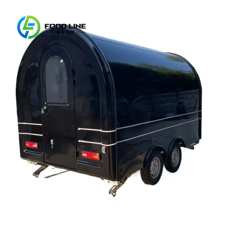 

Customized Classic New Round Mobile Food Van Dining Trailer for Street Business & Catering Services