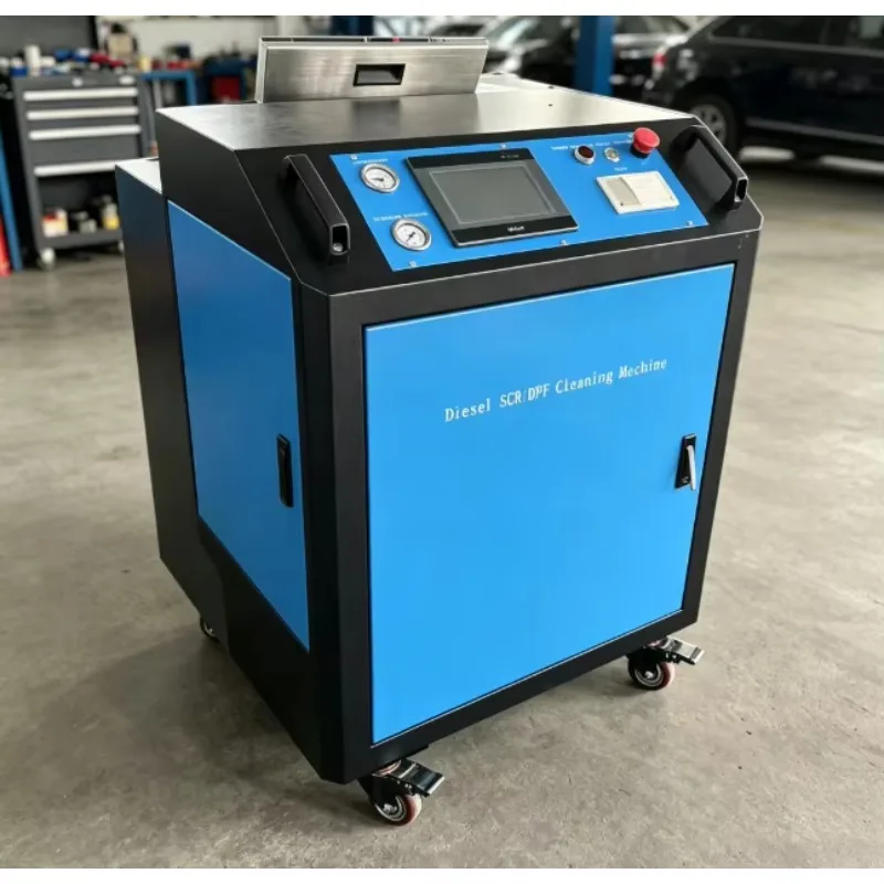 Water Flushing High Pressure Purging DPF Cleaning Machine for SCR DPF Carbon Soot Removal