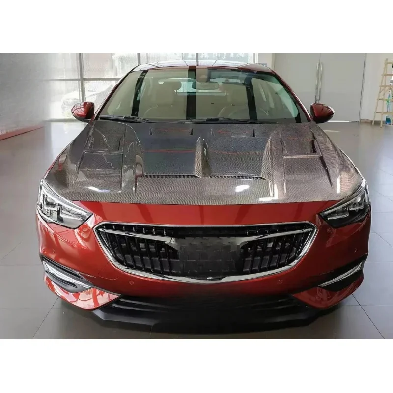Yatilans Selected Durable PartsCarbon Fiber Hood Scoop Fit Opel Insignia GS Weight Car Accessories