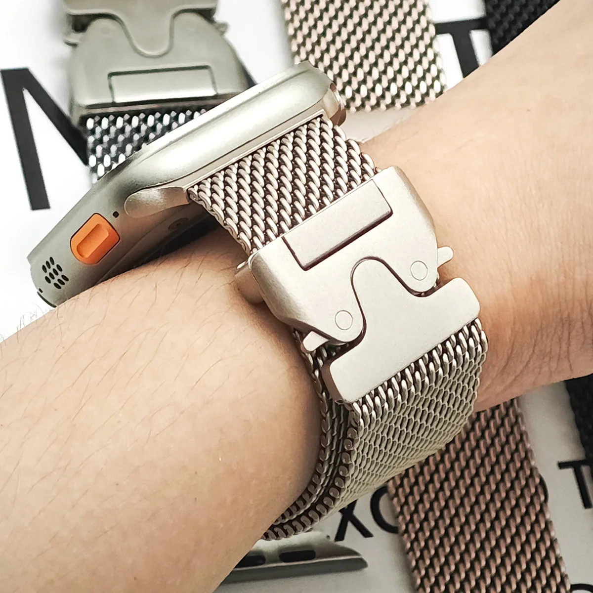 حزام حلقي ميلاني لساعة أبل ، 10 ، 9 ، 8 ، 7 ، 41 ، 45 ، الترا 2 ، 49 ، للرجال ، فرقة ميتال نسائية ، iWatch 6543SE ، 44 ، 40 ، 42 ، حزام