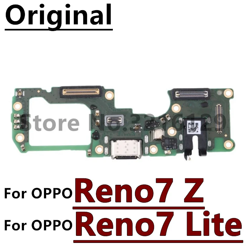 Original USB Charger Dock Board For OPPO Reno5 Lite Pro+ Reno6 Z Reno7 Pro Lite USB Charging Jack Port Connector Flex Cable