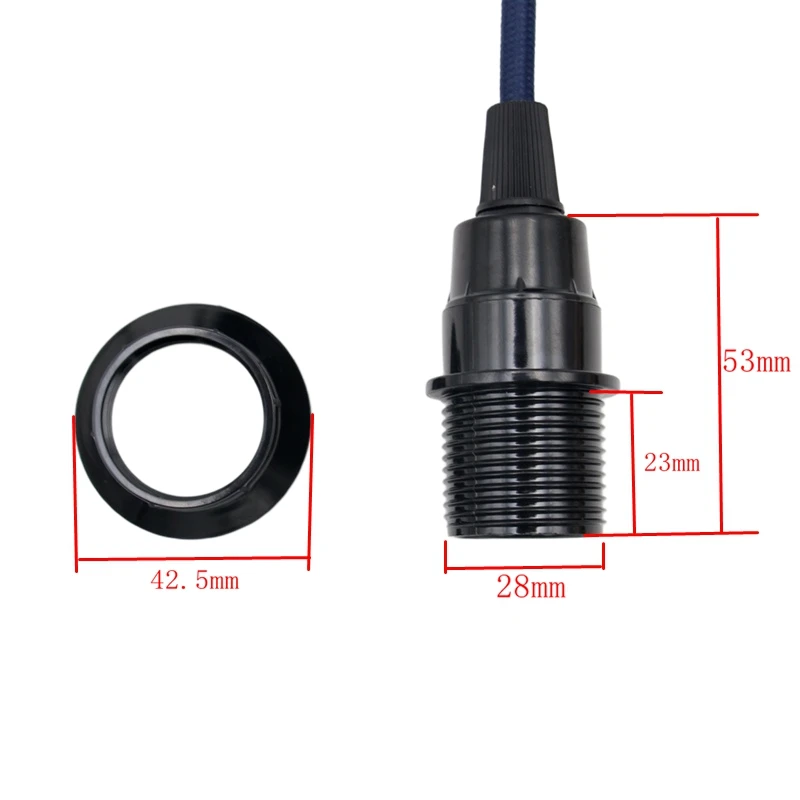 AC 220V European Plug Power Cords Fabric Braided Cable With Switch E14 Screw Bulb Lamp Holder for DIY Hanging Light Table Lamp