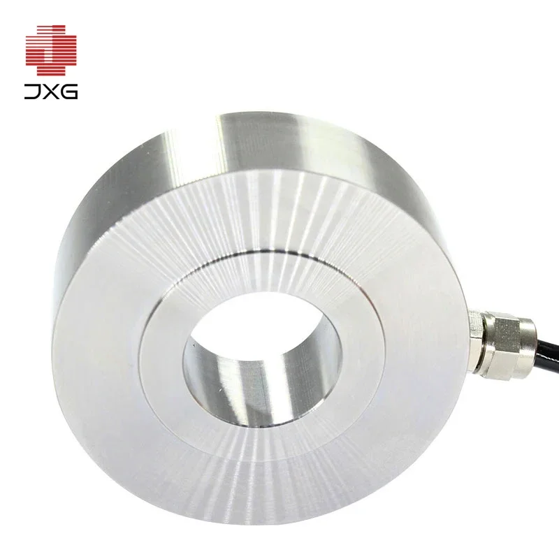 20KN Load Cell Compression Circle Force Sensor For Shock Test Weight Scale Automatic Manufactur Flat Transducer